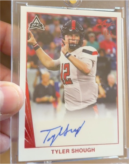 2021 Leaf Memories ARC #ARC Tyler Shough — front