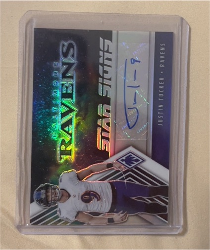 2021 Panini Phoenix Star Signs #SS-JTU Justin Tucker — front