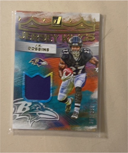 2022 Panini Donruss Jersey Kings #JK-28 J.K. Dobbins — front