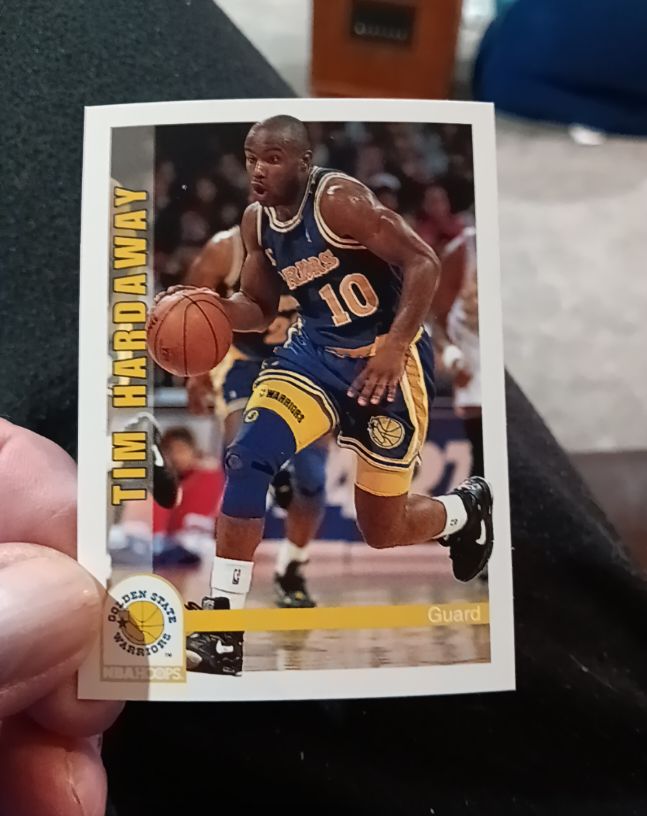 1992-93 NBA Hoops #74 Tim Hardaway — front