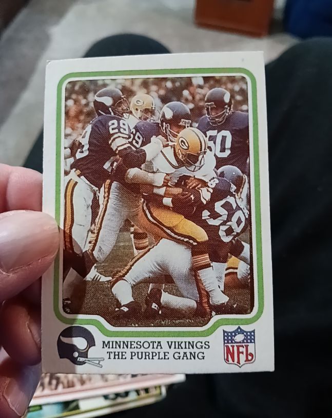 1979 Fleer Team Action #30 Minnesota Vikings The Purple Gang — front