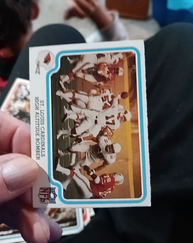 1979 Fleer Team Action #45 St. Louis Cardinals High Altitude Bomber — front