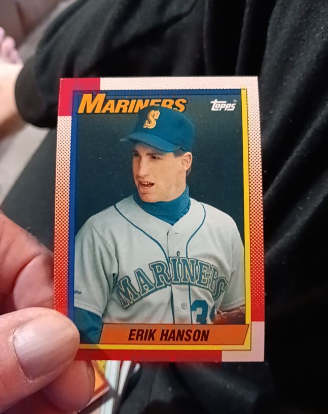 1990 Topps #118 Erik Hanson — front