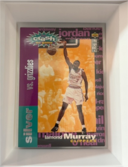 1995-96 Collector's Choice #C7 Lamond Murray Crash the Game Silver — front