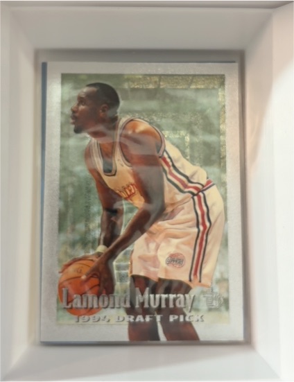 1994-95 Topps Embossed #107 Lamond Murray Rookie Card — front