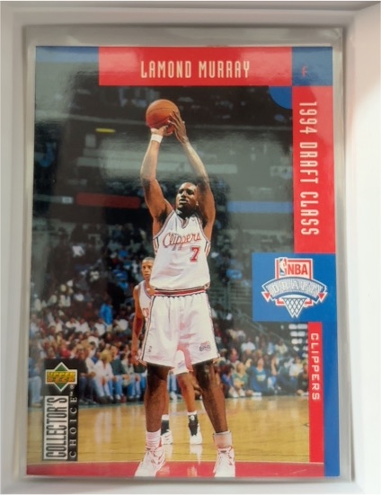 1994-95 Upper Deck Collector's Choice Draft Class #412 Lamond Murray — front