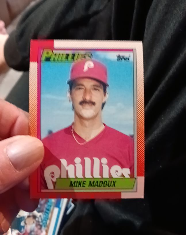 1990 Topps #154 Mike Maddux — front