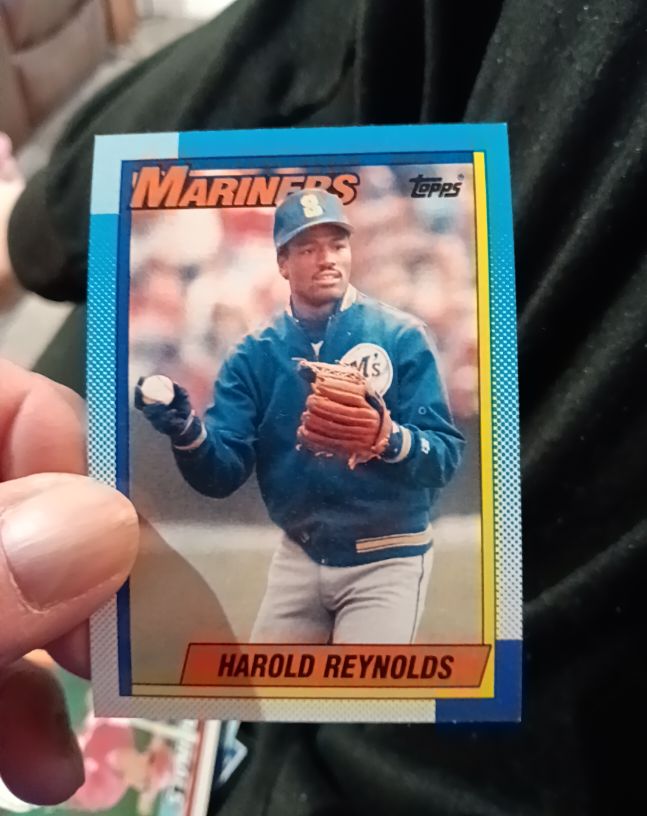 1990 Topps #161 Harold Reynolds — front