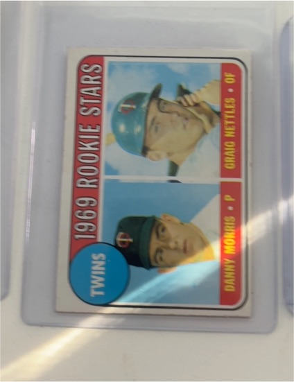 1969 Topps #99 Twins Rookie Stars Graig Nettles / Danny Morris — front