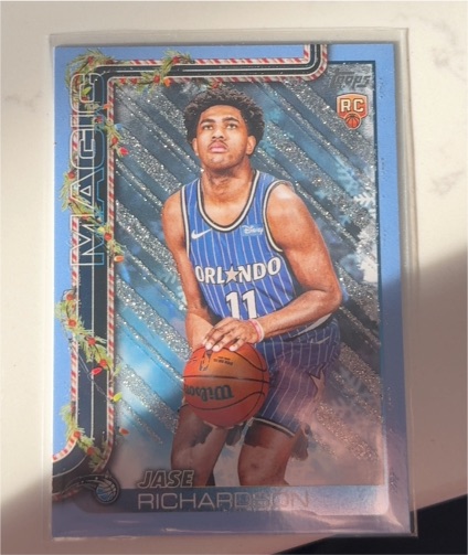 2025-26 Topps Holiday #H185 Jase Richardson — front