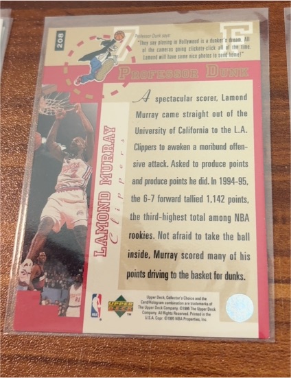 1994-95 Upper Deck Collector's Choice #208 Lamond Murray — front