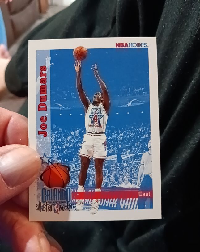 1992 NBA Hoops #296 Joe Dumars — front