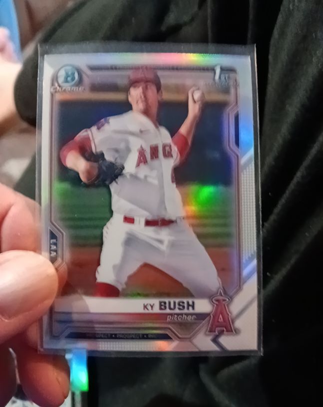 2021 Bowman Chrome Draft #BDC-149 Ky Bush — front
