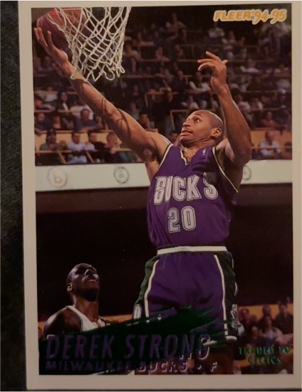 1994-95 Fleer #130 Derek Strong — front