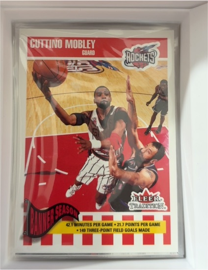 2002-03 Fleer Tradition #255 Cuttino Mobley Banner Season — front