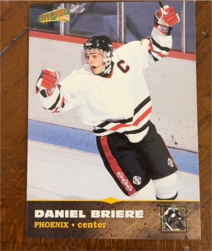 1996 Score Board All Sport PPF #172 Daniel Briere — front