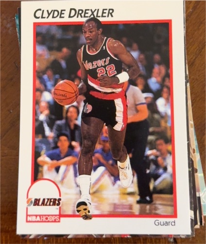 1991-92 NBA Hoops McDonald's #34 Clyde Drexler — front