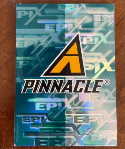 1997 Pinnacle Epix Promo Emerald/Green — front