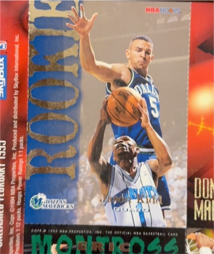 1995 SkyBox NBA Hoops #317 Jason Kidd — front