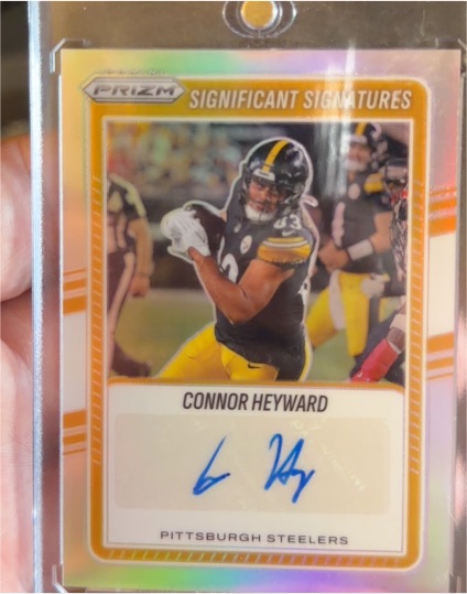 2025 Panini Prizm Significant Signatures #SSI-COH Connor Heyward — front