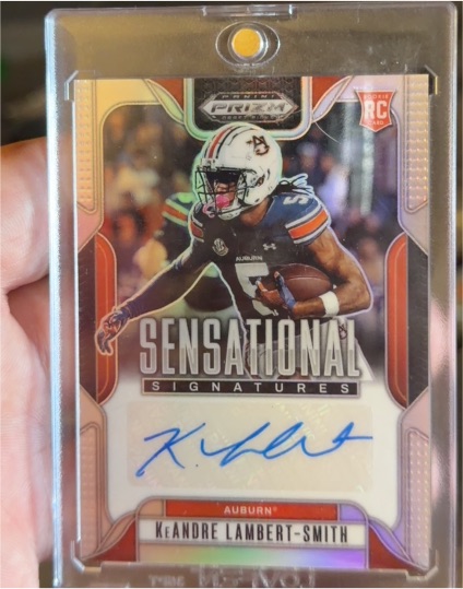 2025 Panini Prizm Draft Picks #SS-KLS Keandre Lambert-Smith Sensational Signatures — front