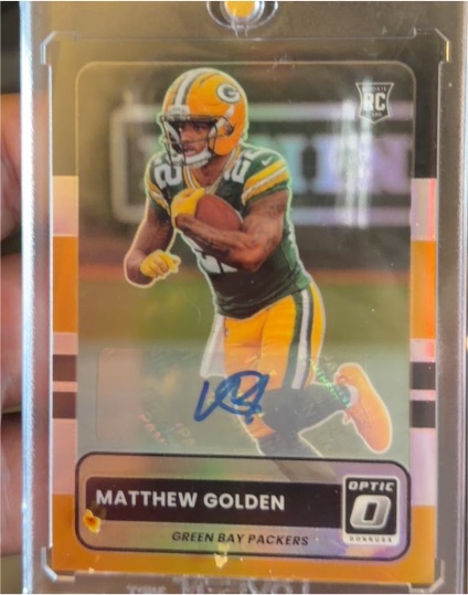 2025 Donruss Optic #10 Matthew Golden — front