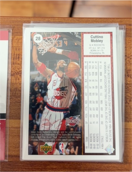 1996 Upper Deck #28 Cuttino Mobley — front