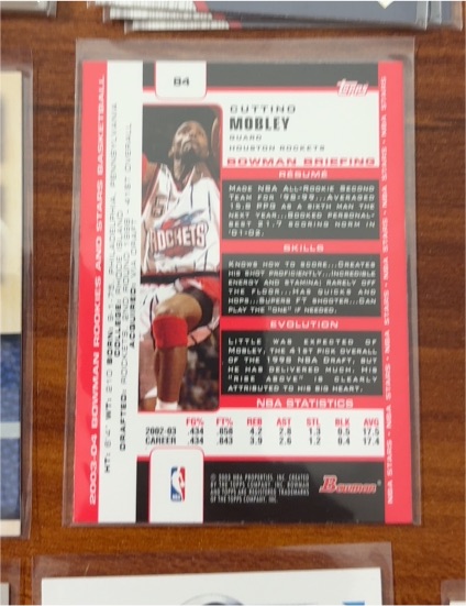2003-04 Bowman #84 Cuttino Mobley — front