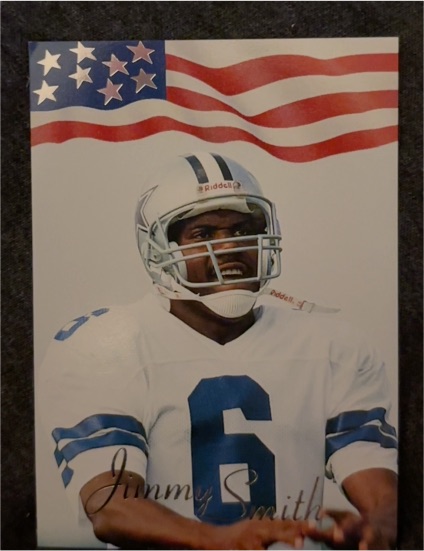 1992 All World #20 Jimmy Smith Dallas Cowboys — front