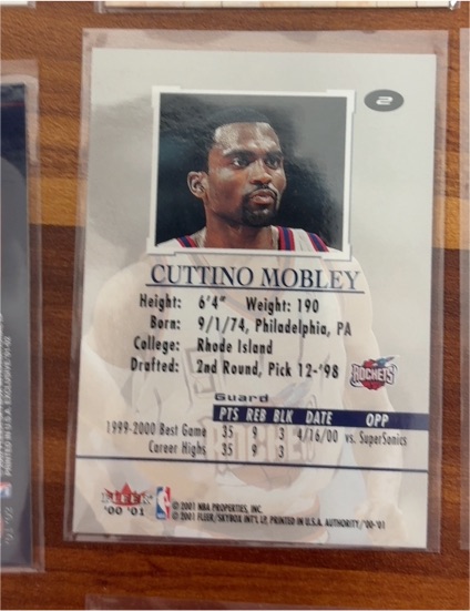 1999-00 Fleer Focus #58 Cuttino Mobley — front