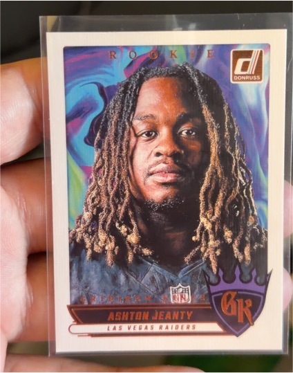 2025 Donruss #RGK-AJY Ashton Jeanty — front