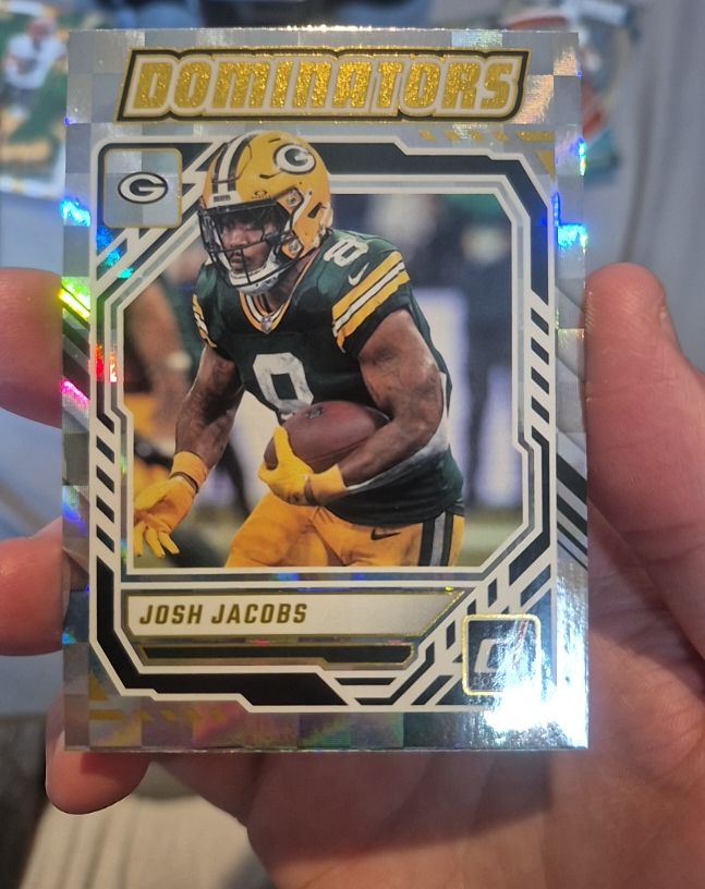 2025 Donruss Dominators #DOM-JJS Josh Jacobs — front