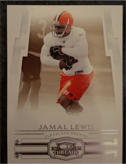 2007 Donruss Threads #145 Jamal Lewis — front