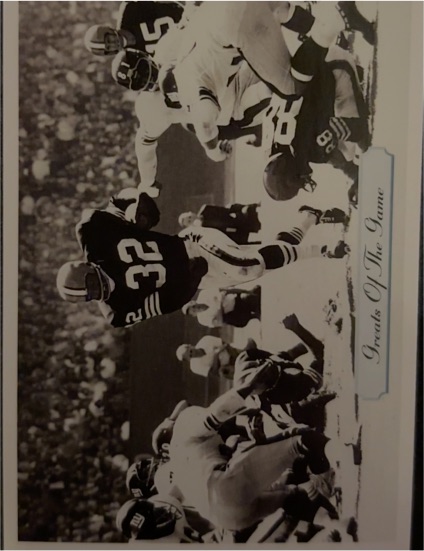 1992 AW Sports Greats of the Game #273 Jim Brown — front