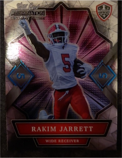 2021 Wild Card Alumination #ANBC-69 Rakim Jarrett — front