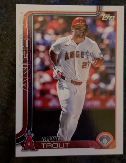 2025 Topps Series 1 #200 Mike Trout — front
