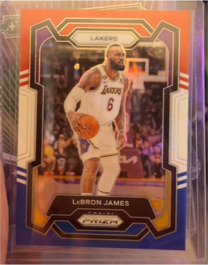 2023-24 Panini Prizm #63 LeBron James — front