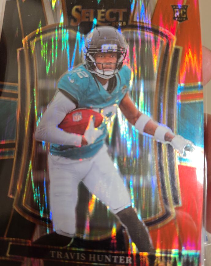 2025 Panini Select #128 Travis Hunter — front
