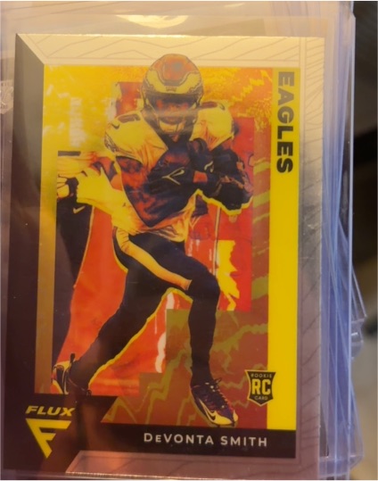2021 Panini Chronicles Flux #FX-11 DeVonta Smith Rookie — front