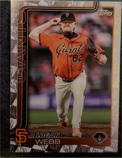 2025 Topps Series 1 #242 Logan Webb — front