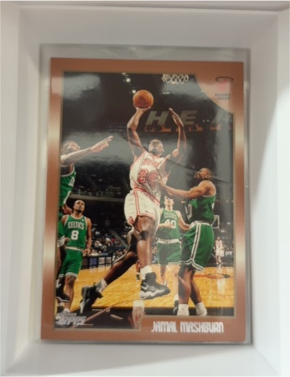 1998-99 Topps #25 Jamal Mashburn Miami Heat — front