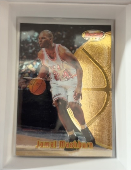 1997-98 Bowman's Best #76 Jamal Mashburn — front