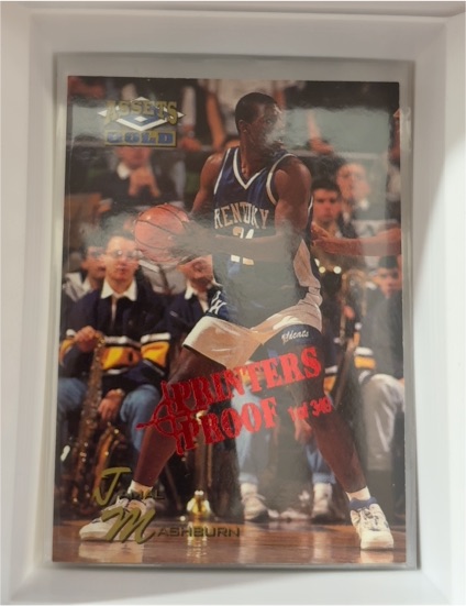 1993 Classic Four Sport Gold #10M Jamal Mashburn — front