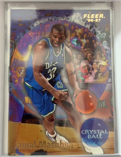 1996-97 Fleer #272 Jamal Mashburn Crystal Ball — front