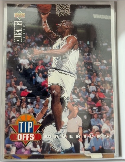 1994-95 Upper Deck Collector's Choice Tip Offs #171 Jamal Mashburn — front