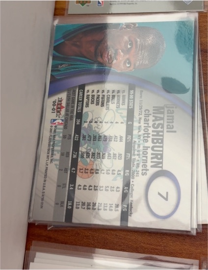 1993-94 Upper Deck #7 Jamal Mashburn — front