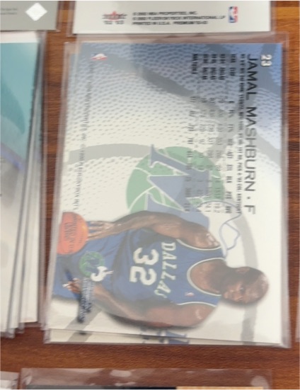 1993-94 Skybox Premium #215 Jamal Mashburn — front