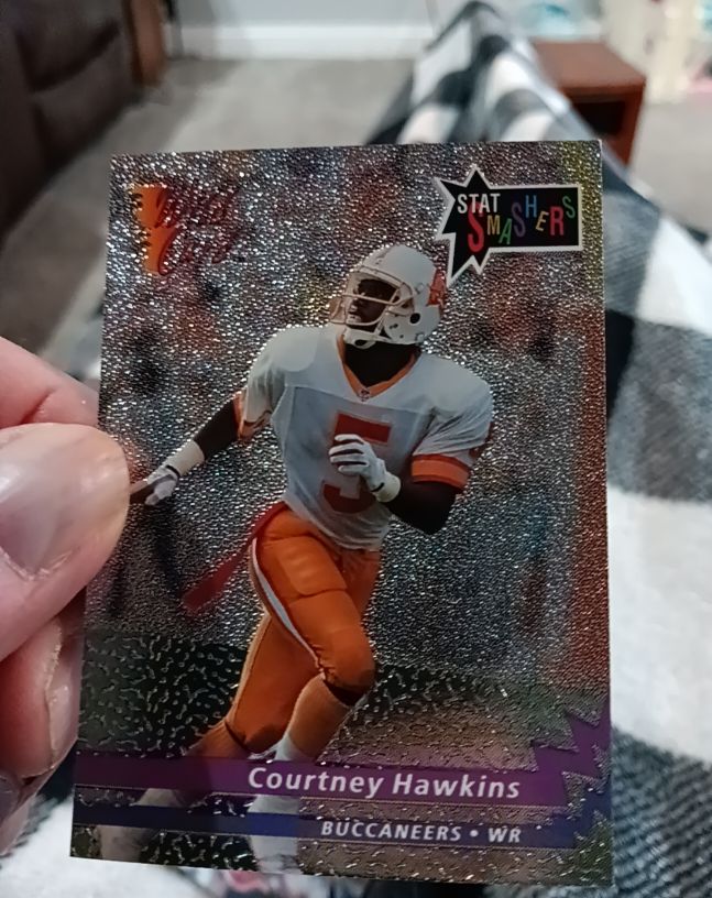 1992 Wild Card Stat Smashers #SS-28 Courtney Hawkins — front