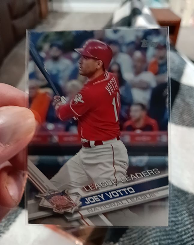 2017 Topps #110 Joey Votto League Leaders — front