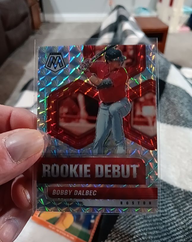 2021 Panini Mosaic #RD18 Bobby Dalbec Rookie Debut — front